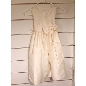 Cream Flower Girl Dress